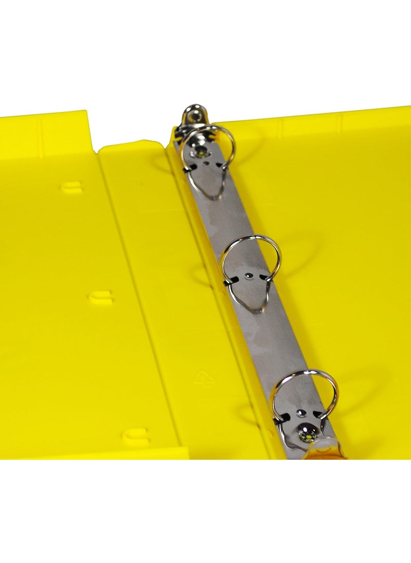 UniKeep UniKeep SDS Bilingual Fully Enclosed Case with Metal Binder Rings  15 Binder Spine  Case Includes Both English and Spanish Printing on Cover  - Image 5