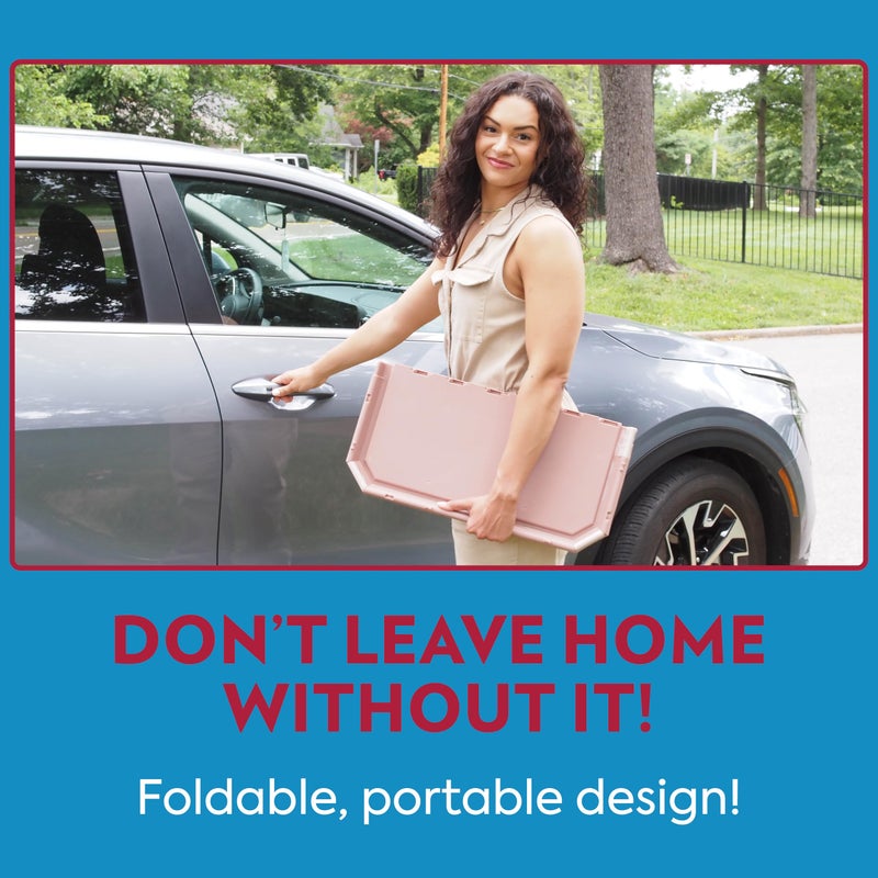 OUT! PetCare Pee Pad Holder Tray, Puppy Pads, Dog Pee Pad Tray, Puppy Essentials, Raised Edges, Portable, Dog Training, Housebreaking Essentials, Cleaning Supplies, Floor Protection, 21x21 - Image 5