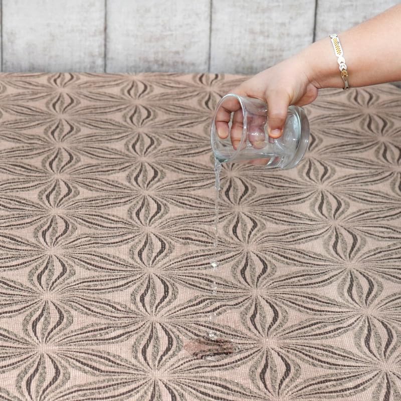Innovative Edge 100% Waterproof Mattress Protector King Size - 2-in-1 Design Works as a Bedsheet - Soft Breathable Fabric - Noiseless TPU Leak-Proof Layer - Brown Flower - Image 4