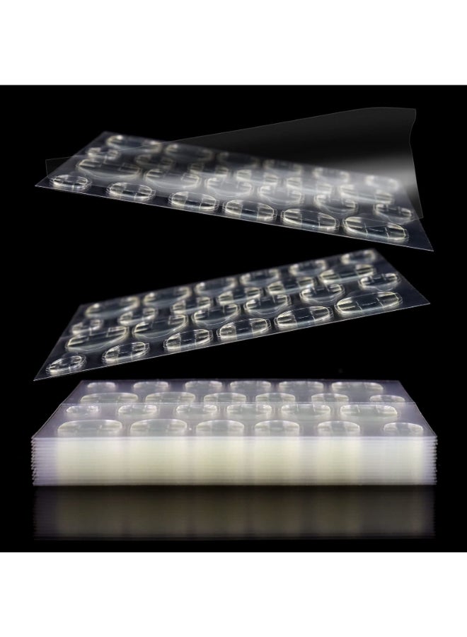 Allstarry 360pcs 15 Sheets Adhesive Tabs Waterproof Breathable Glue Tabs Fake Nail Glue Stickers DoubleSided Nail Jelly Sticker Super Sticky Transparent Flexible for Manicure - Image 2