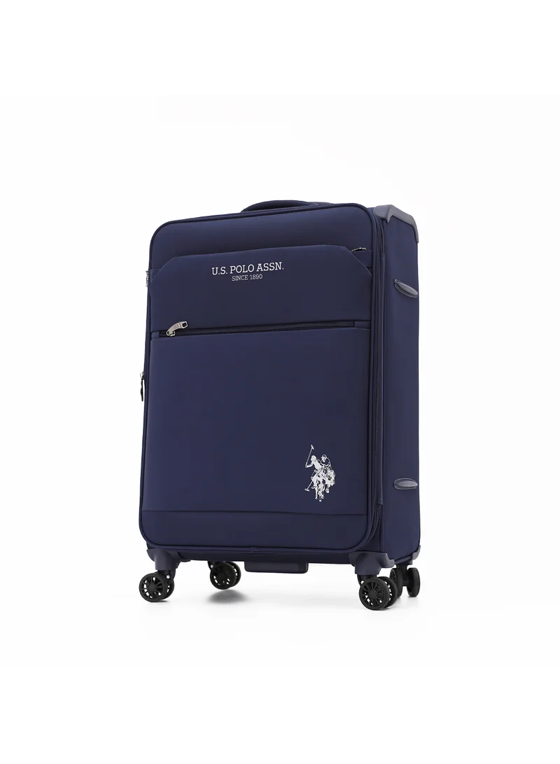 يو اس بولو اسن U.S. Polo Assn. 3-Piece Softshell Luggage Set | 20" 24" 28" Spinner Suitcases with TSA Lock - Complete Travel System