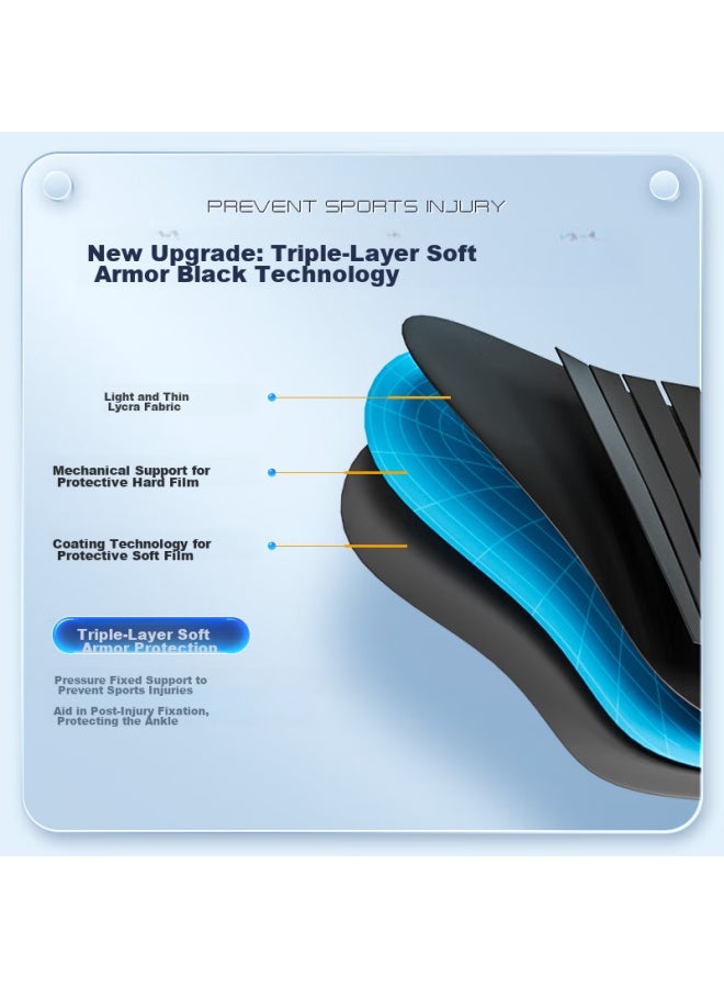Li-Ning Li-ning Ankle Brace, Sprain Protection, Recovery Sleeve, Sports Basketball Anti-sprain, Post-injury Fixation, Ultra-thin Ankle Support  - Image 3