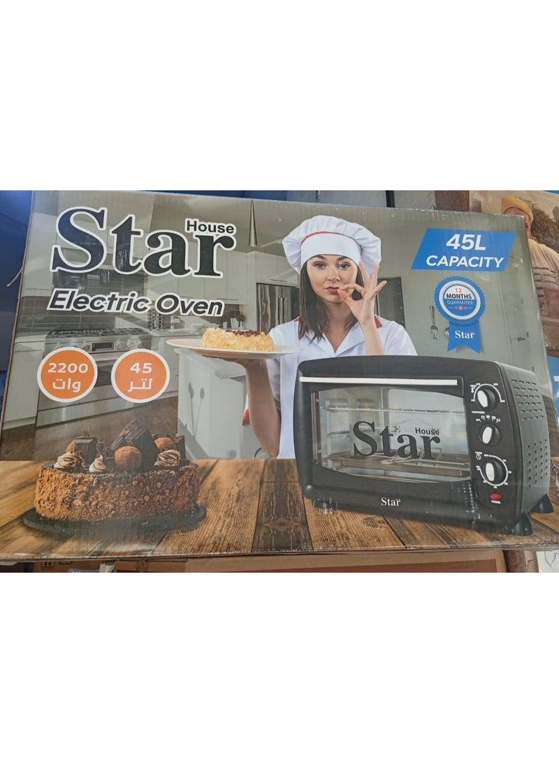 Star Electric Oven with Grill 45 l