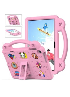 Kids Case Compatible with Huawei Matepad SE 10.4 Inch, Heavy Duty EVA Foam Shockproof Cover Kids Proof Case with Stand (Pink)