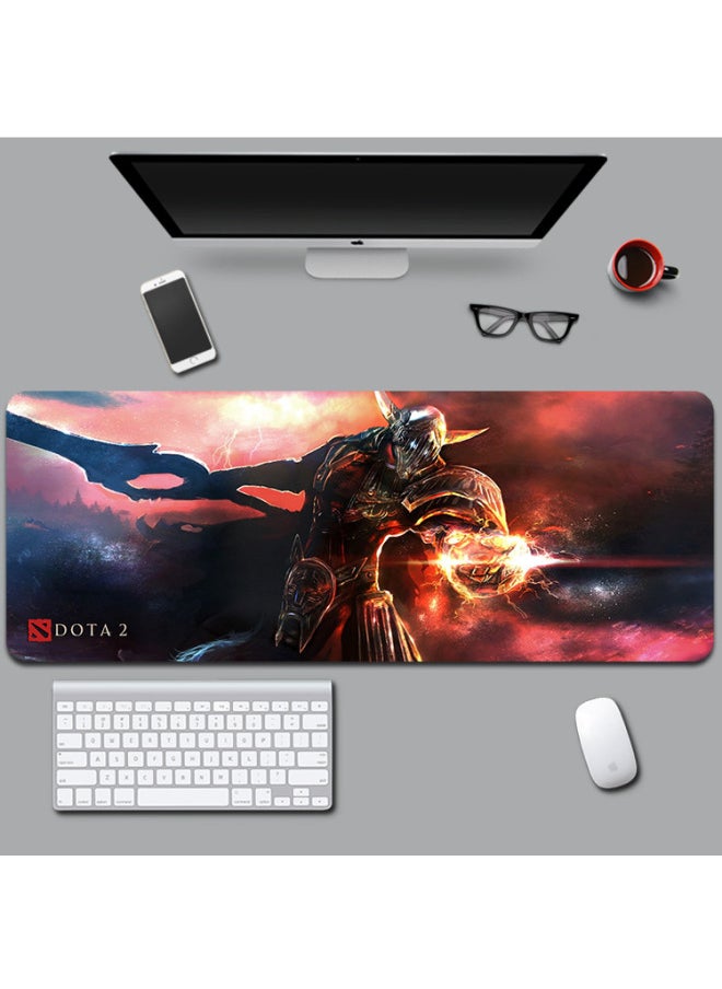 Generic Knife Tower DOTA Gaming Mouse Pad Large Thickened Lock Edge Covered Internet Bar Table Mat Learning Table Mat Wholesale-Color:800X300X2mm Lock Edge-Pattern:Turret 38  - Image 1