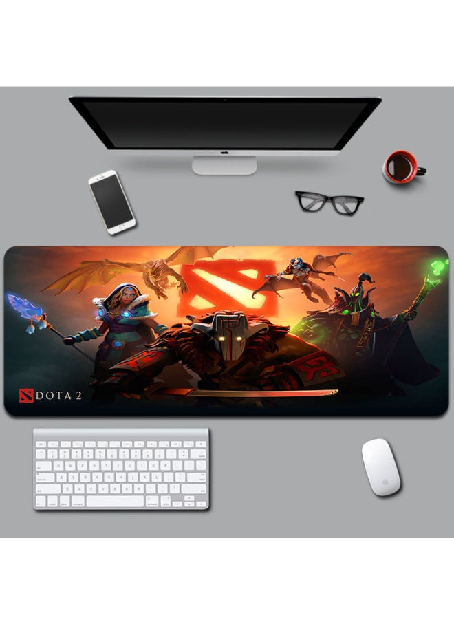 Generic Knife Tower DOTA Gaming Mouse Pad Large Thickened Lock Edge Covered Internet Bar Table Mat Learning Table Mat Wholesale-Color:800X300X2mm Lock Edge-Pattern:Turret 38  - Image 4