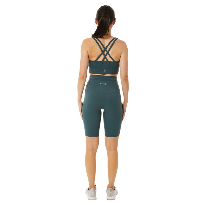 Mohuki Sage Green Mohuki Billie Biker High Waist Short - Sage Green for Women | Best Price UAE