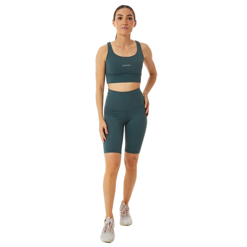 Mohuki Sage Green Mohuki Billie Biker High Waist Short - Sage Green for Women | Best Price UAE