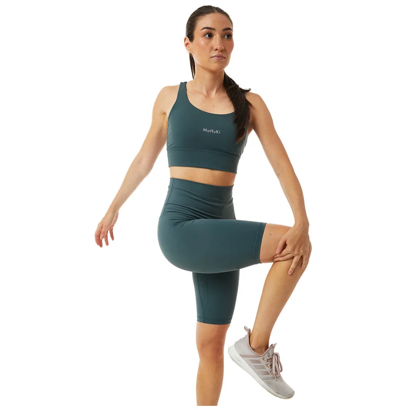 Mohuki Sage Green Mohuki Billie Biker High Waist Short - Sage Green for Women | Best Price UAE
