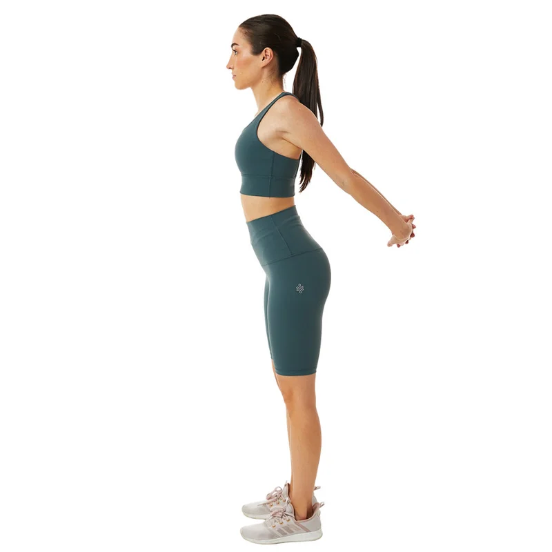 Mohuki Sage Green Mohuki Billie Biker High Waist Short - Sage Green for Women | Best Price UAE