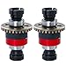 Qloi-LeUe Assembled Differential 30T 08Mod for ARRMA 118 Granite GROM Typhon GROM 114 Mojave GROM 112 Losi AWD RC Racecar RC Front Rear Universal Upgraded Metal Differential 2Pcs BlackRed - Image 2