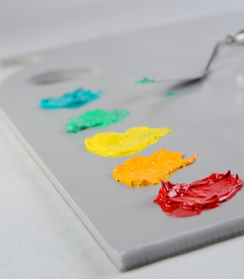 New wave Gray Pad Disposable Palette Hand Held- - Image 2