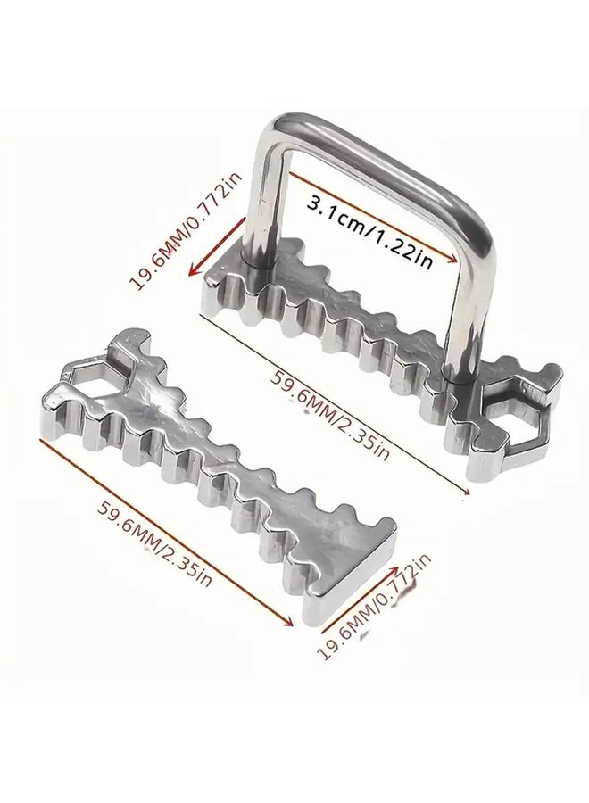 1pc Car Timing Tool Set Alloy Steel Handheld Timing Belt Pulley Fastening Tool With Handle For Timing Camshaft Fixed Engine Belt - Image 3