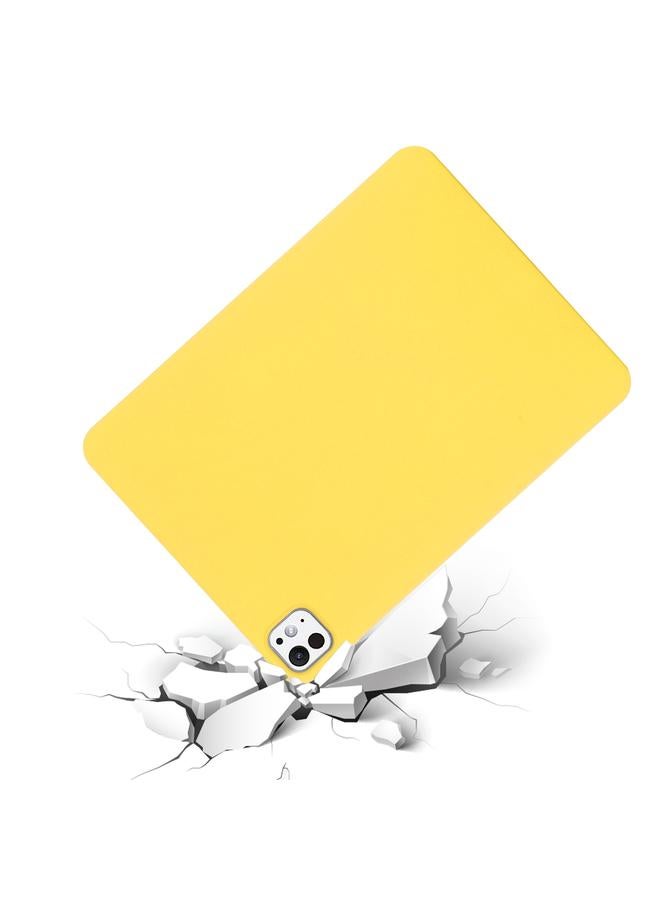 زبون حافظة لجهاز iPad Pro 13 2024، حافظة سيليكون سائلة مقاومة للصدمات بلون نقي - Image 3