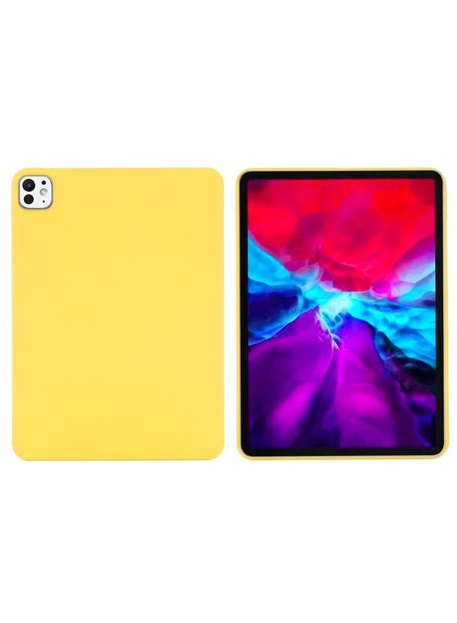 زبون حافظة لجهاز iPad Pro 13 2024، حافظة سيليكون سائلة مقاومة للصدمات بلون نقي - Image 2