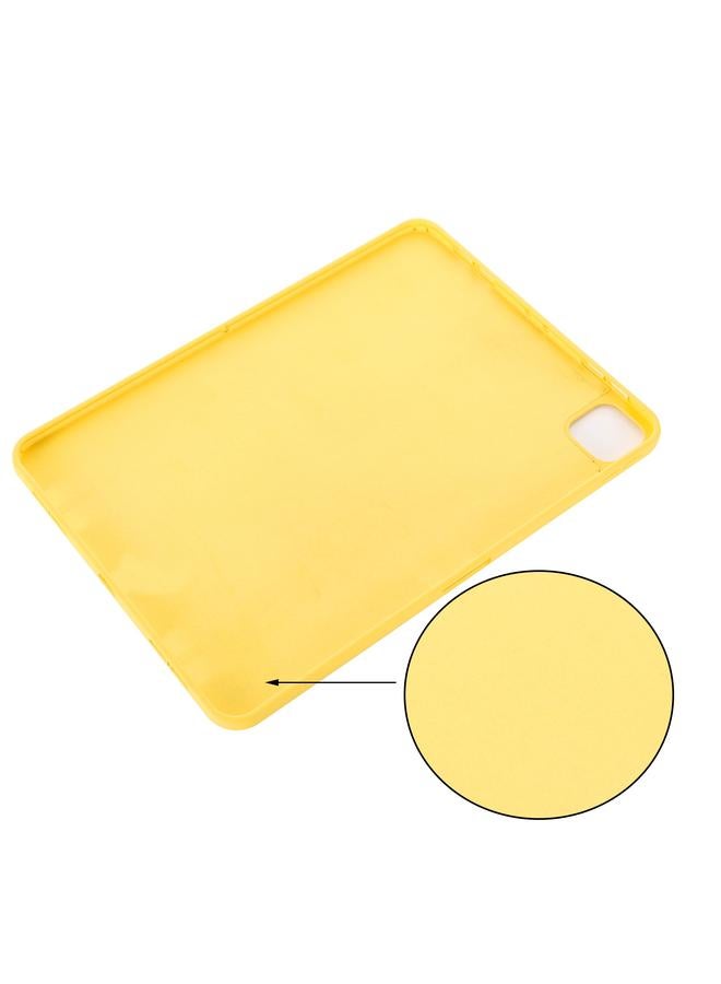 زبون حافظة لجهاز iPad Pro 13 2024، حافظة سيليكون سائلة مقاومة للصدمات بلون نقي - Image 5