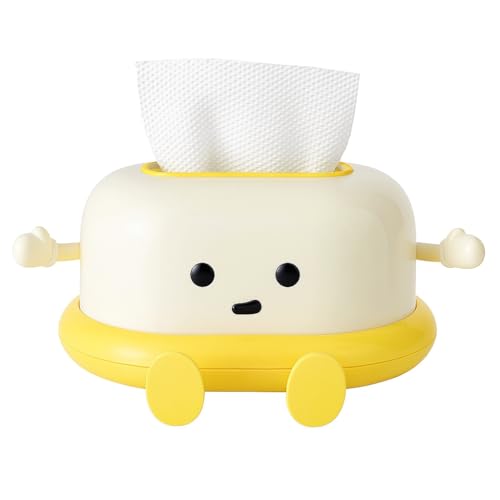 Coslifestore Cute Cartoon Tissue/Paper Box Holder Toaster Shape –Fun Desktop Item for Kids Study Table,Bathroom, Car, Home, Office Universal Fit, Return Favours for Boys & Girls - Image 1