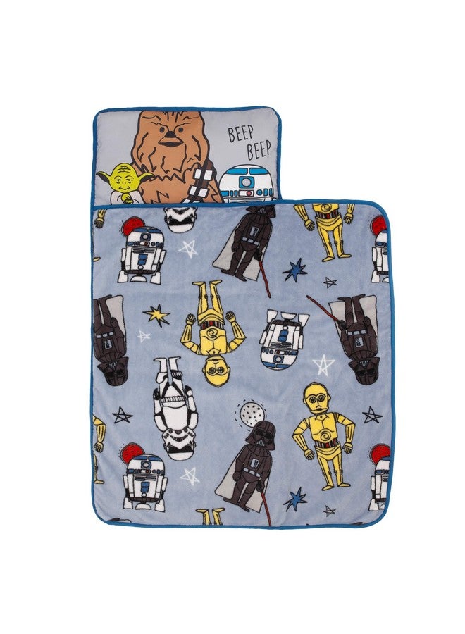 Disney Star Wars Rule The Galaxy Blue, Grey, White Toddler Nap Mat - Image 1