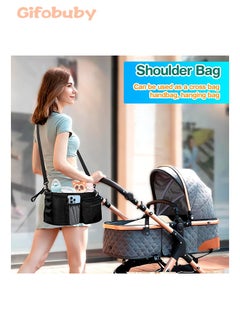 Universal Stroller Organizer with Cup Holder Detachable Phone Bag and Shoulder Strap, Stroller Caddy Fits for Stroller Like and Pet Stroller - pzsku/ZC7CDE267D7F79F0DA4E2Z/45/_/1721706989/06e2d5a7-549e-47a2-ba9b-7e1525a6a571