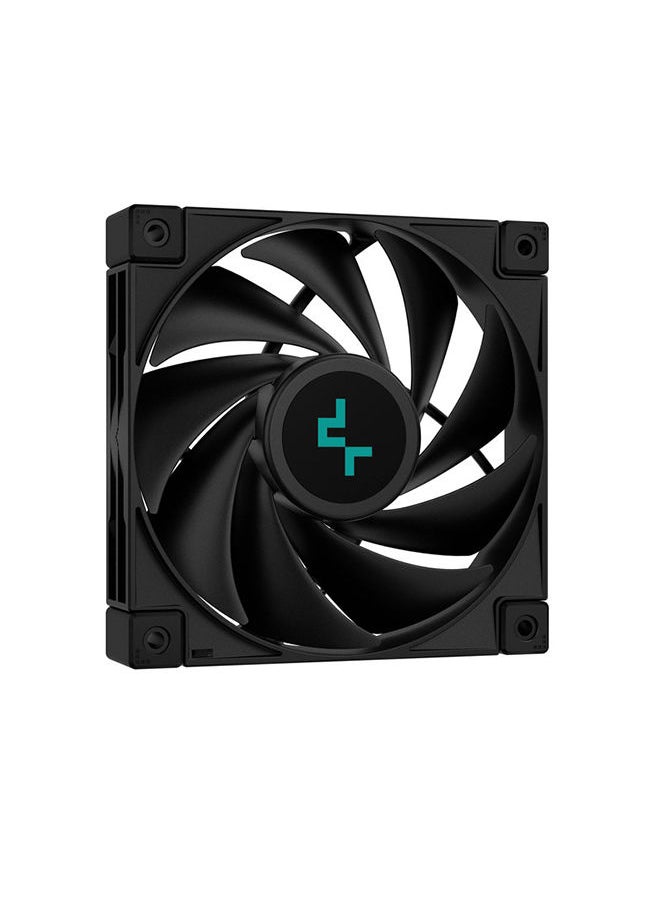 DEEPCOOL - AK400 ZERO DARK Performance CPU Cooler, 4 Copper Heat Pipes, 120mm Fluid Dynamic Bearing PWM Fan, 220W TDP | R-AK400-BKNNMN-G-2 - Image 1