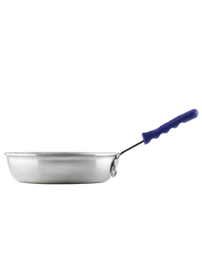 وينكو مقلاة وينكو التجارية المصنوعة من الألومنيوم بمقبض بارد الملمس، متوافقة مع المواقد الحثية، بلمسة نهائية طبيعية، 10 بوصات - Image 3