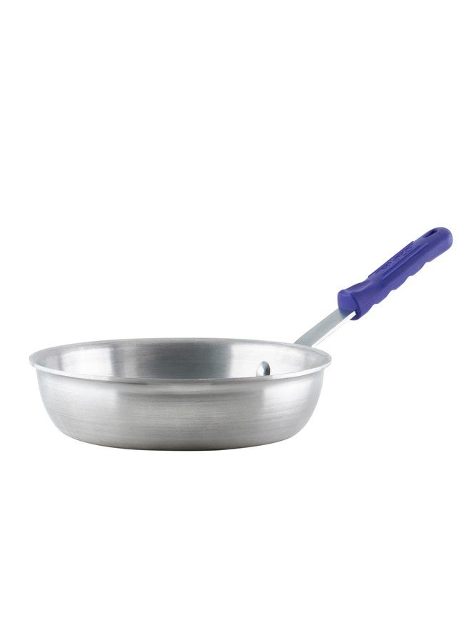 وينكو مقلاة وينكو التجارية المصنوعة من الألومنيوم بمقبض بارد الملمس، متوافقة مع المواقد الحثية، بلمسة نهائية طبيعية، 10 بوصات - Image 1