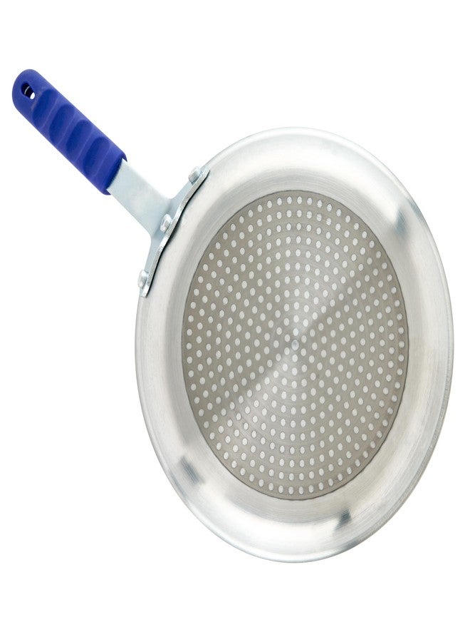 وينكو مقلاة وينكو التجارية المصنوعة من الألومنيوم بمقبض بارد الملمس، متوافقة مع المواقد الحثية، بلمسة نهائية طبيعية، 10 بوصات - Image 5