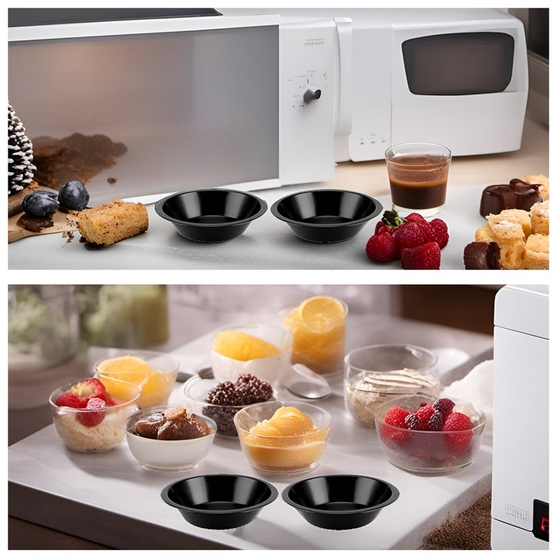 Rhblme 10 Pack Mini Pie Tins  4 Inch Mini Pie Pans Nonstick Small Pie Tins  Carbon Steel Small Pie Pans Individual Pie Tins For Baking Dessert  Fruit Pie And Beef Pie  Oven Safe & Dishwasher Safe - Image 5