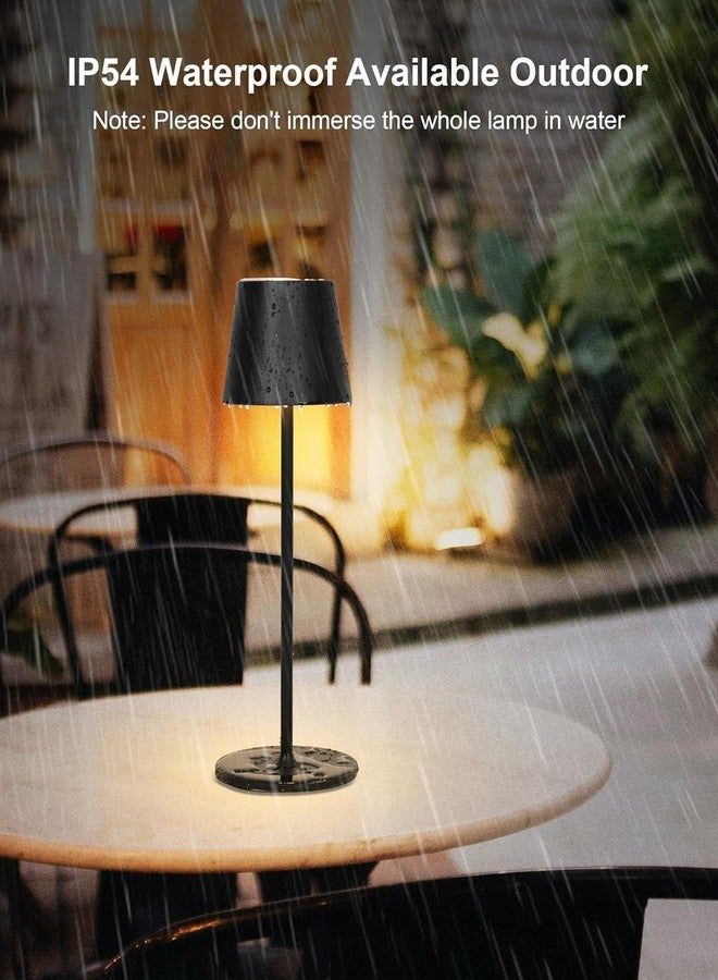 AMPLIN LED Floor Lamp with Touch Control, 3000K Warm White, Dimmable & Height Adjustable, USB Rechargeable, Cordless Standing Lamp for Indoor & Outdoor Use, Portable & Modern Design - Image 4