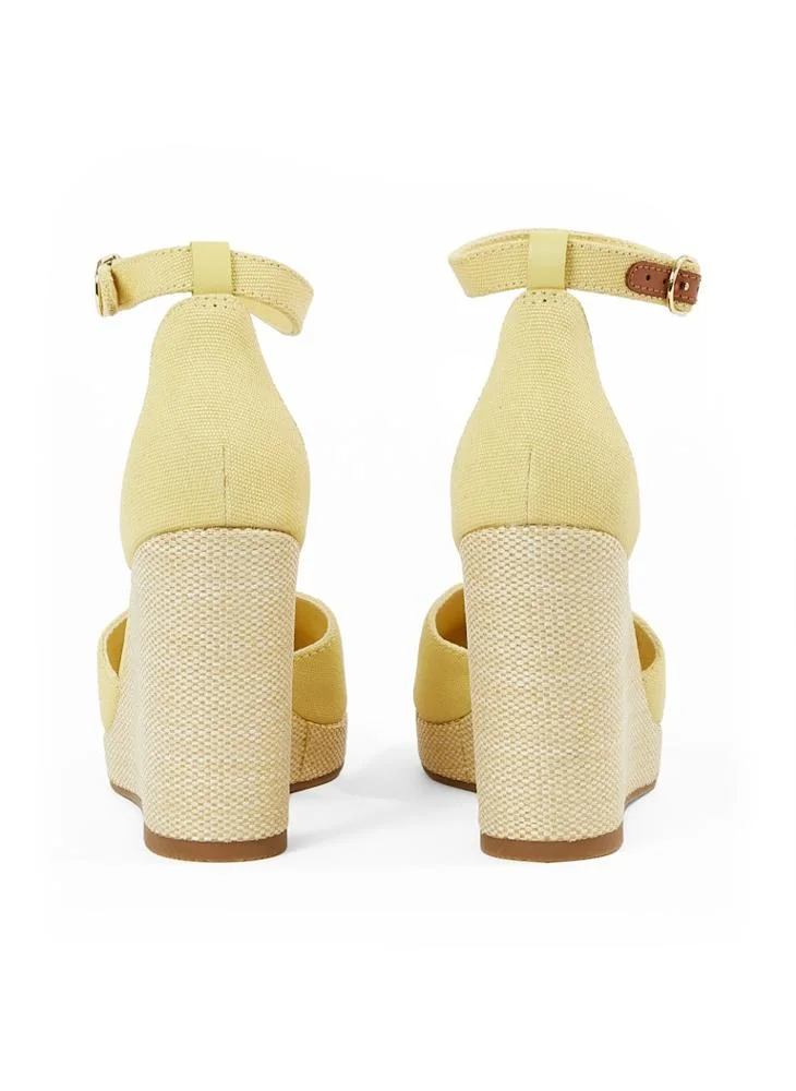تومي هيلفيغر HIGH CLOSED TOE WEDGE ESPADRILLES