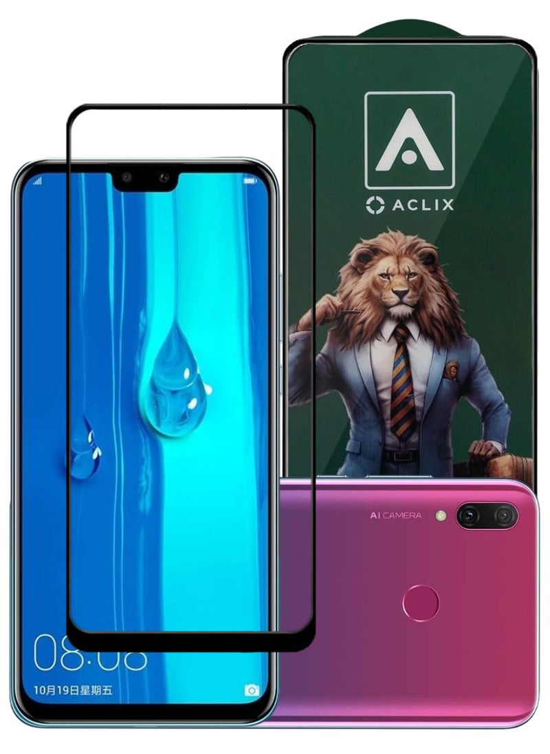 ACLIX Antistatic ESD Dustproof Premium Quality High Definition Tempered Glass Screen Protector Designed For Huawei Y9 (2019) - Image 1