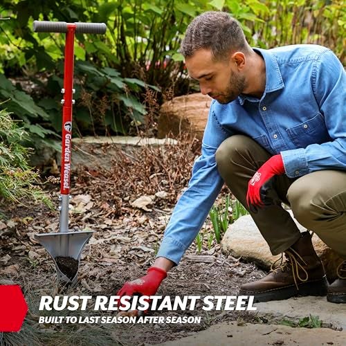 GARDEN WEASEL Bulb Planter Tool Manual Bulb Planting Tool and Sod Cutter for Tulips Daffodils and Perennials Ergonomic Footplate and Carbon Steel Design Latest Model 913503 - Image 3