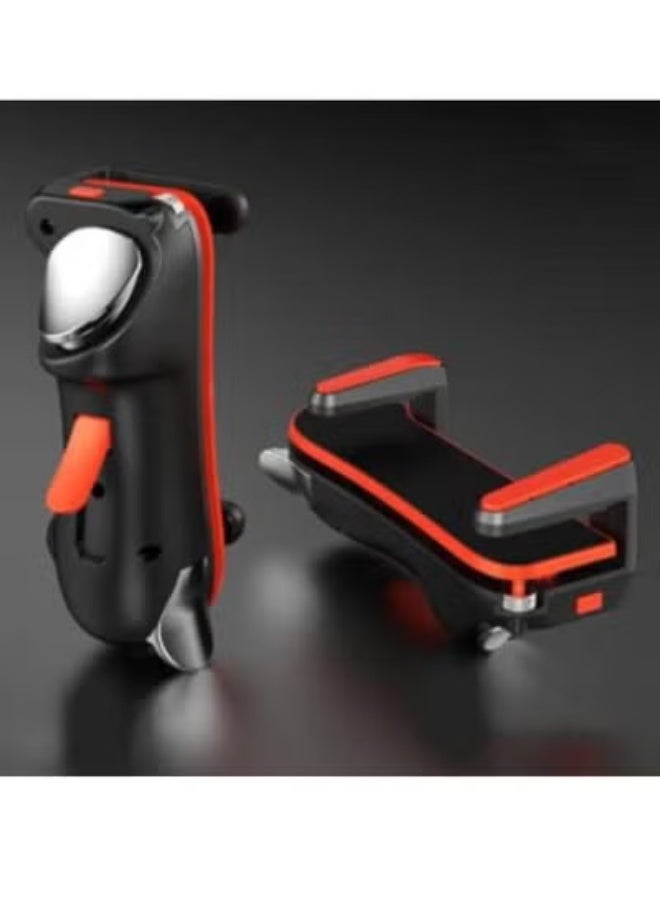 ذراع تحكم PUBG للأيباد – ذراع ألعاب لوحي مع 6 أصابع، أزرار L1R1، عصا تحكم سعوية قابلة للتعديل - Image 1