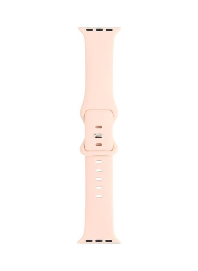 NIBEMINENT Double Wear Rivets Replacement Watchbands For Series 6/SE/5/4 40mm 3/2/1 38mm Pink - Image 1