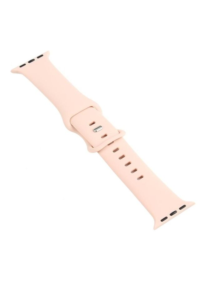 NIBEMINENT Double Wear Rivets Replacement Watchbands For Series 6/SE/5/4 40mm 3/2/1 38mm Pink - Image 4
