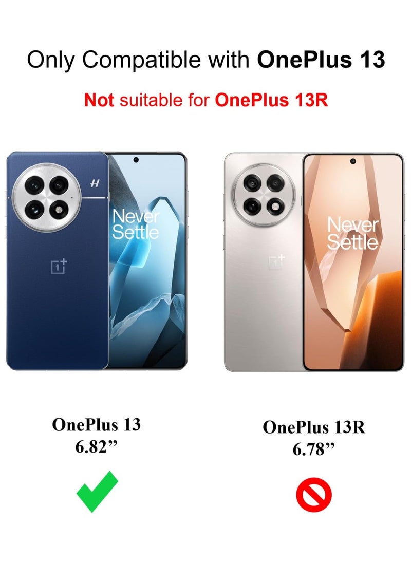 Case for OnePlus 13, Clear Phone Case with Reinforced Corners Camera Protection Bumper Slim Fit Shockproof Flexible TPU Case for OnePlus 13