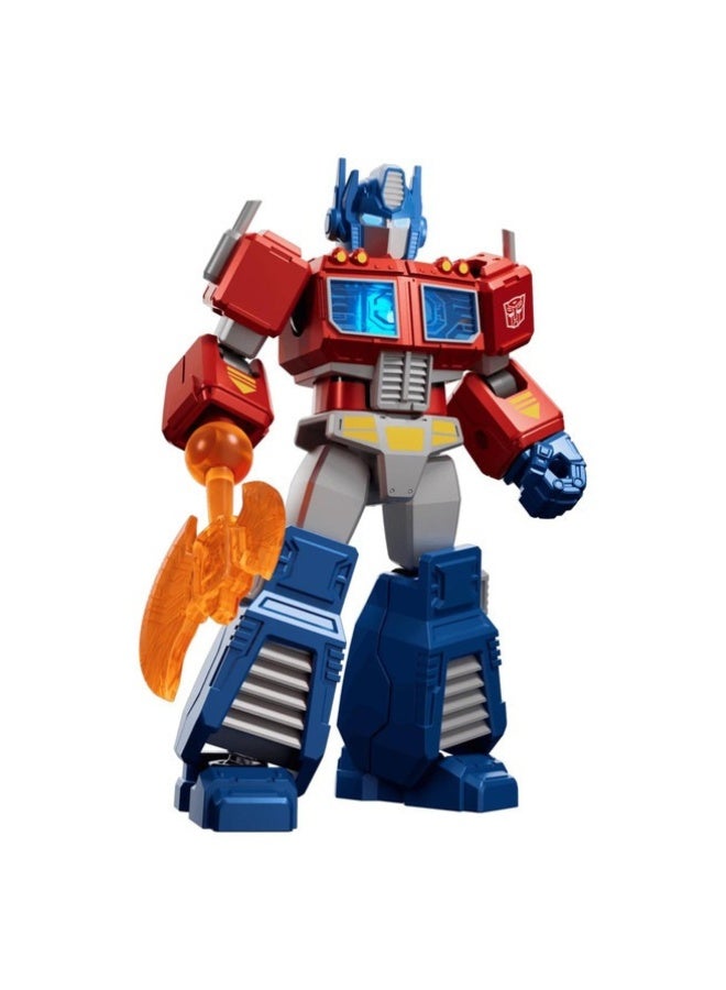 BLOKEES Transformers Shining Version 01 Building Kit | Shining Roll Out Collectible Action Figure Block Toy with Glowing Chest & Eyes | Licensed Model for Kids & Adults | Creative STEM Construction & Display - Image 2