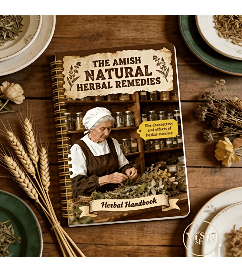 2026 Edition Amish Family Pharmacist Herbalist Notebook Vintage Herbal Book with Plant Based Traditional Remedies Durable Cover High Quality Paper 5.5 X 8.3 Inches - Image 5