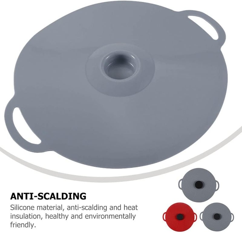 3 Pcs Silicone Pot Covers Bowl Covers Pans Round Food Covers Universal Lid Covers Replacement Kitchen Utensils for Skillet Pots Pans Cookware - Image 4