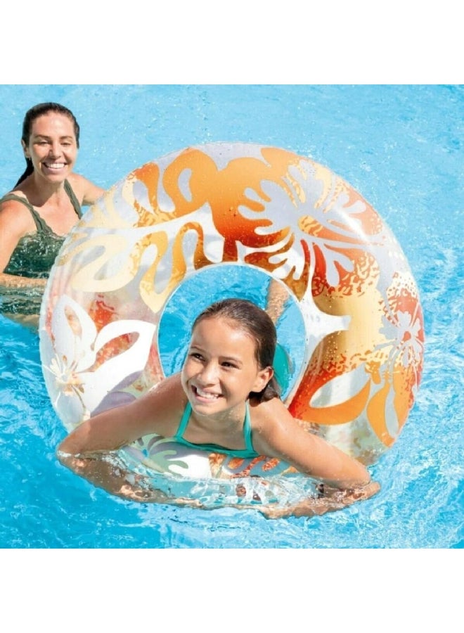 انتكس عوامة السباحة القابلة للنفخ من احمر و ابيض 26.67 x 3.556 x 17.018 سم 59251 - Image 3