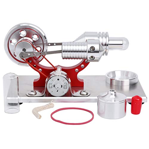 Sunnytech Hot Air Stirling Engine Motor Model Educational Toy Electricity Generator Colorful LED SC SC004 - Image 5