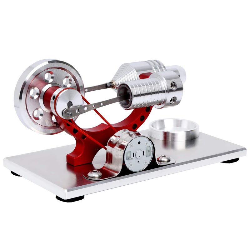 Sunnytech Hot Air Stirling Engine Motor Model Educational Toy Electricity Generator Colorful LED SC SC004 - Image 4