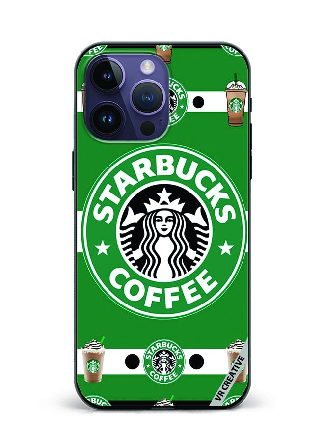 VR CREATIVE Protective Case Cover For Apple iPhone 15 Pro Starbucks 4 Design Multicolour - Image 1