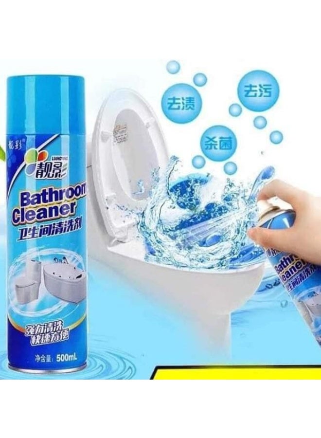 Strong Bathroom Toilet Cleaner Spray – Multi-Surface Cleaning & Polishing Formula, Heavy Duty Stain Remover for Toilet Bowl, Anti-Yellowing Cleaning Liquid with Fresh Fragrance and Deep Shine Effect - Image 4