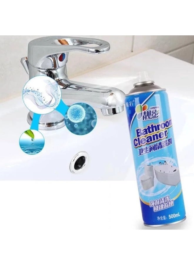 Strong Bathroom Toilet Cleaner Spray – Multi-Surface Cleaning & Polishing Formula, Heavy Duty Stain Remover for Toilet Bowl, Anti-Yellowing Cleaning Liquid with Fresh Fragrance and Deep Shine Effect - Image 3