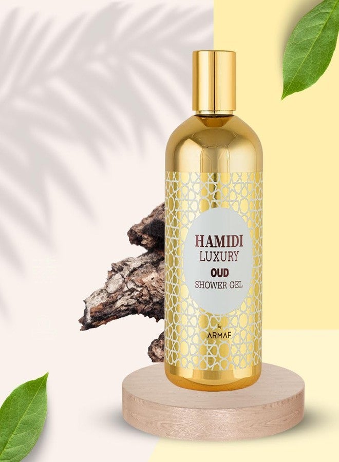 Hamidi Luxury Oud Shower Gel for Women 500ML (16.9 OZ) | Ultra Moisturizing & Skin Nourishing Formula Premium Womens Body Wash For Soft, Hydrated and Revitalized Skin Deep Moisturizing Body Wash - Image 2