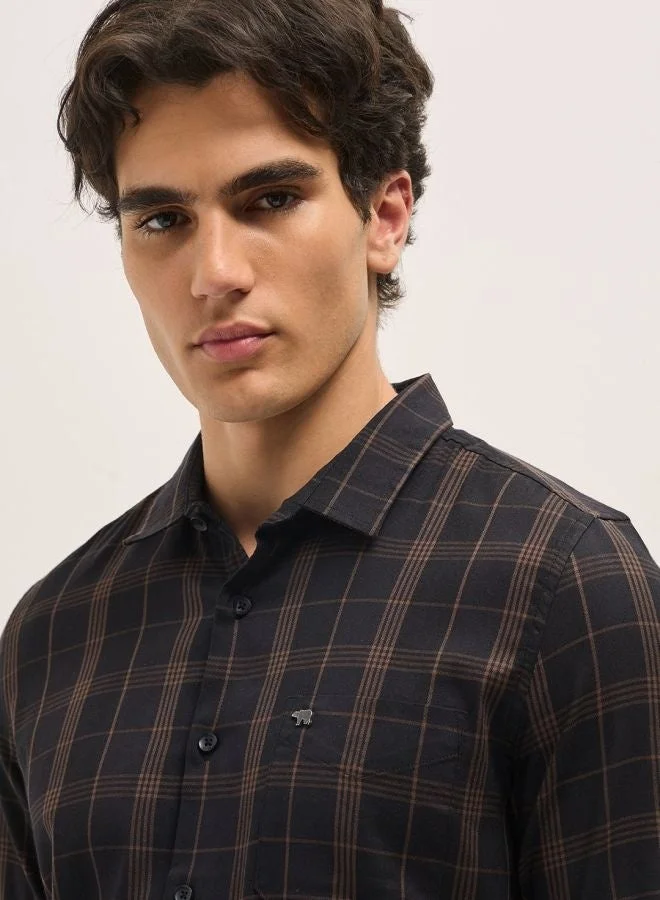 THE BEAR HOUSE Men's Shirt for Casual and Formal Wear | Classic Button-Down Style for Office, Daily Use, Travel, Events & All-Season Outfits | Versatile & Stylish Wardrobe Essential for Every Occasion