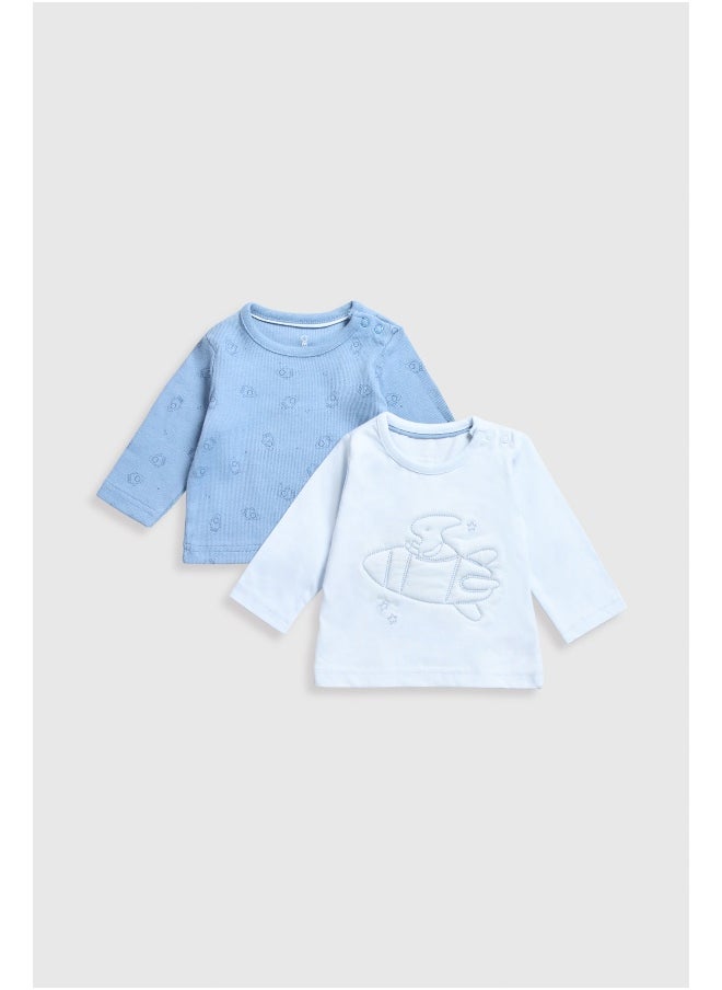 mothercare My First Long-Sleeved T-Shirts  - Image 2
