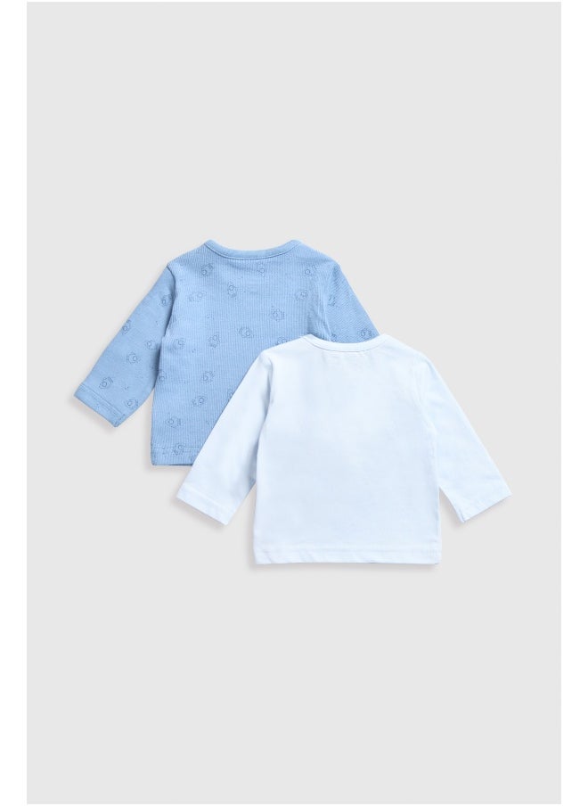 mothercare My First Long-Sleeved T-Shirts  - Image 1