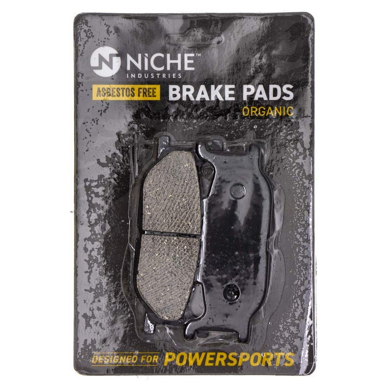 NICHE Brake Pad Set for Yamaha V Star 650 950 SR400 Royal Road Star Virago 535 Front Organic